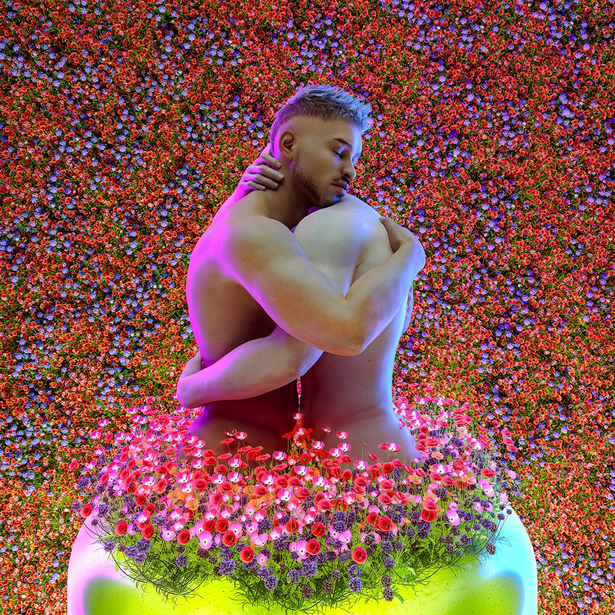 Flowers — 3D artwork, 2024