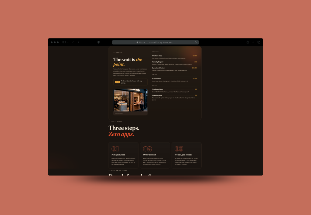 Pizza bar